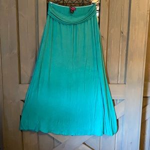 Teal Maxi Skirt